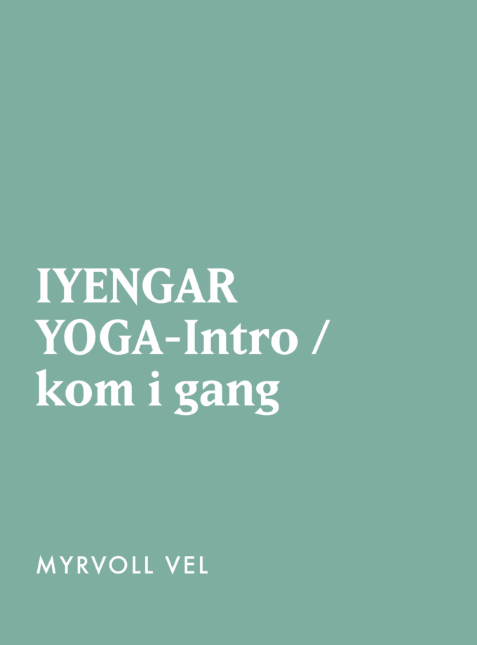 IYENGAR YOGA-Intro / kom i gang